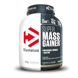 Super gagneur de m 2943g Cookies et crème Dymatize Gainers - Prise de Masse