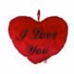 Coussin - I Love You - Rouge - 35 cm - Intérieur - Mixte