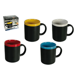 Out of the blue 78-8210 Tasse Noir, Bleu, Rouge, Blanc, Jaune Universel 4 pièce(s)