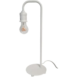 Out Of The Blue - Lampe de table blanche en métal