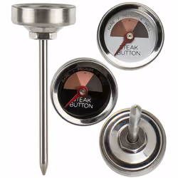 Thermomètres pour la viande en acier Acier env. 7 cm de haut, Livré par 2