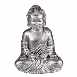 Statue de Bouddha Zen / Matière : Polyrésine / Dimensions : 15 x 10 cm