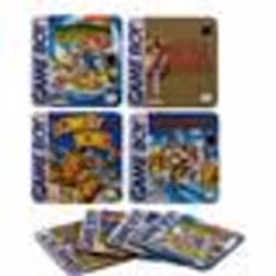 4 sous verres Gameboy Nintendo dans coffret cadeau