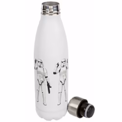 Bouteille isotherme en inox Stormtrooper inox Sans BPA Contenance de 500 ml Hauteur 26 cm - Diamètre 7 cm