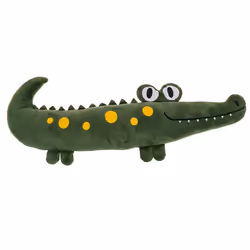 Coussin Peluche Crocodile / Dimensions : 55 x 18 x 10 cm