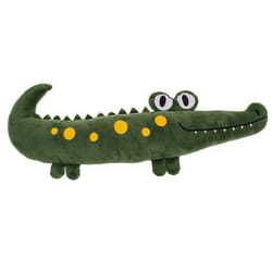 Coussin Peluche Crocodile / Dimensions : 55 x 18 x 10  cm