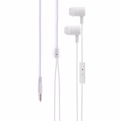 Xqisit iE H20, Avec fil, Appels/Musique, 20 - 20000 Hz, Casque, Blanc