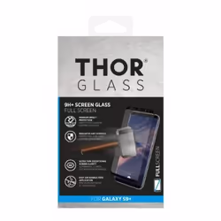 Thor 31454, Samsung, Galaxy S9+, Application à sec, Noir, Transparent, 1 pièce(s)