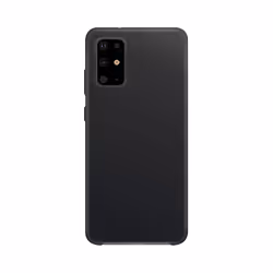 Xqisit Silicone, Housse, Samsung, Galaxy S20+, 17 cm (6.7"), Noir