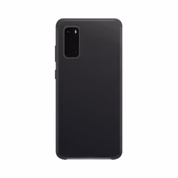Xqisit Silicone, Housse, Samsung, Galaxy S20, 15,8 cm (6.2"), Noir