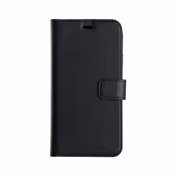 Xqisit Slim Wallet Selection, Folio porte carte, Apple, iPhone 12 Plus/Pro 6.1, 15,5 cm (6.1"), Noir, Marron