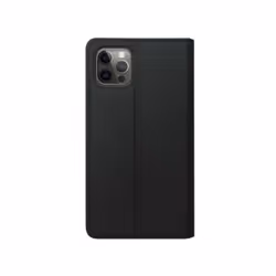 Xqisit Eco Wallet, Étui avec portefeuille, Apple, iPhone 12 Pro Max, 15,5 cm (6.1"), Noir