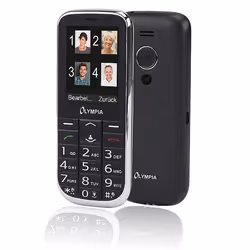 Olympia Joy II, Barre, Double SIM, 6,1 cm (2.4"), Bluetooth, 600 mAh, Noir