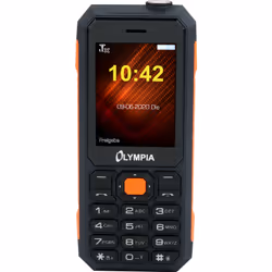 Olympia Active Outdoor, Barre, Double SIM, 6,1 cm (2.4"), Bluetooth, 1800 mAh, Noir, Orange