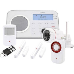 Olympia ProHome 8791 système d'alarme de sécurité Wifi Noir, Rouge, Blanc