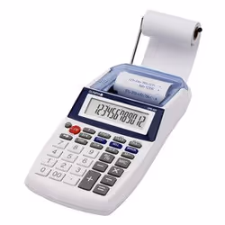 Olympia CPD 425, Bureau, Calculatrice imprimante, 12 chiffres, 1 lignes, AC/Batterie, Blanc