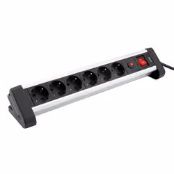 Olympia SL 2625 S, 1,5 m, Intérieure, 1,5 mm², Noir, Argent, Aluminium, 6 sortie(s) CA