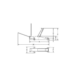 Cric hydraulique Rodcraft 3t RH290