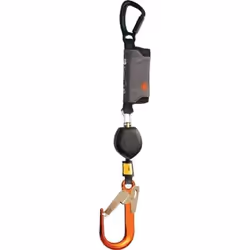 antichute ultra-compact avec mousqueton FS90 en aluminium côté point d'ancrage Peanut avec nouvel amortisseur One-4-All, homo ...