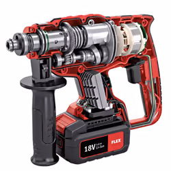 Flex CHE 18.0-EC marteau rotatif 18 W 1400 tr/min SDS Plus