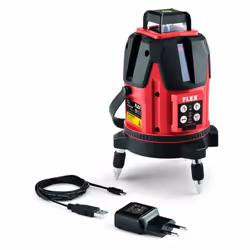 Flex Laser multilignes autonivelant pour laménagement intérieur (458600) Projection en croix laser Quatre lignes laser vertic ...