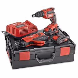 Tournevis sans fil Flex 466824; 18 V; 2x2,5 Ah accu.