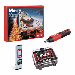 Description générale Le calendrier de l'Avent Flex comprend : un tournevis sans fil SD 5-300 4.0, un télémètre laser ADM 30 s ...