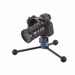 Novoflex BasicPod Mini trépied Caméras numériques 3 pieds Noir, Bleu - Vue supplémentaire 7