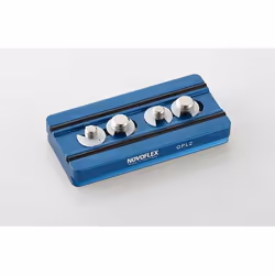 Novoflex Q=PLATE QPL 2, Bleu, 1/4, 3/8", 1 pièce(s), 42 mm, 84 mm, 80 g