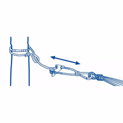 AMAZONAS AZ-3025000 accessoire de hamac Kit de suspension Argent Acier galvanisé, Plastique 150 kg