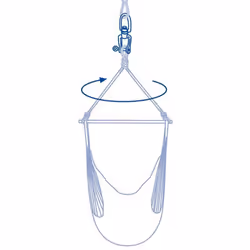 AMAZONAS AZ-3040000 accessoire de hamac Kit de suspension Argent Acier galvanisé, Nylon 200 kg