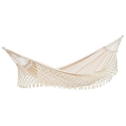 AMAZONAS AZ-1026100 hamac Hamac suspendu 3 personne(s) Coton, Polyester Blanc