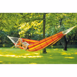 AMAZONAS AZ-1018200 hamac Hamac suspendu 2 personne(s) Coton, Polyester Multicolore
