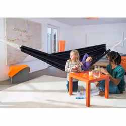 AMAZONAS AZ-1018290 hamac Hamac suspendu 2 personne(s) Coton, Polyester Noir