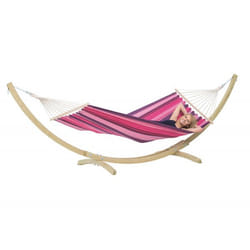AMAZONAS AZ-6010100 hamac Hamac avec cadre 1 personne(s) Coton, Polyester Multicolore