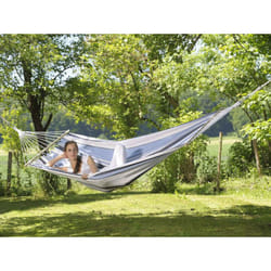 Hamac 1 place Samba marine en polycoton Amazonas