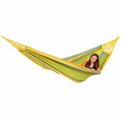 AMAZONAS AZ-1015220, Hamac suspendu, 200 kg, 3 personne(s), Coton, Polyester, Multicolore, 3500 mm