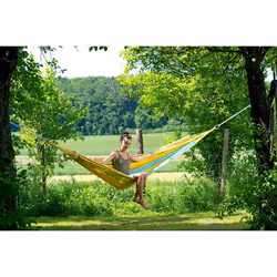 AMAZONAS AZ-1015220 hamac Hamac suspendu 3 personne(s) Coton, Polyester Multicolore