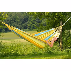 AMAZONAS AZ-1015220 hamac Hamac suspendu 3 personne(s) Coton, Polyester Multicolore