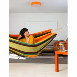 AMAZONAS AZ-1019250 hamac Hamac suspendu 3 personne(s) Coton, Polyester Multicolore