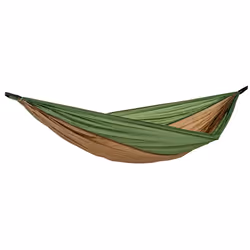 AMAZONAS Adventure Hammock, Hamac suspendu, 150 kg, 1 personne(s), Nylon, Antidéchirure, Marron, Vert, 2750 mm