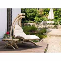 AMAZONAS AZ-2020410 fauteuil suspendu Beige Chaise bain de soleil