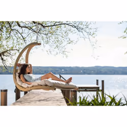 AMAZONAS AZ-2020410 fauteuil suspendu Beige Chaise bain de soleil