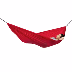 AMAZONAS AZ-1030255, Hamac suspendu, 120 kg, 2 personne(s), Polyester, Rouge, 1400 mm