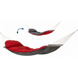 AMAZONAS AZ-1960015 hamac Hamac suspendu 2 personne(s) Polyester, Polypropylène (PP) Gris, Rouge