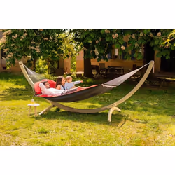 AMAZONAS AZ-1960015 hamac Hamac suspendu 2 personne(s) Polyester, Polypropylène (PP) Gris, Rouge