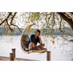 AMAZONAS AZ-2020450 fauteuil suspendu Gris Chaise bain de soleil