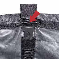 KLICKfix Doggy Shopper Devant Sacoche pour bicyclette 24 L Gris - Vue supplémentaire 8