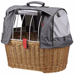 KLICKfix Panier Doggy Plus, Arrière, Panier de vélo, Bois, 40 L, 8 kg, 520 mm