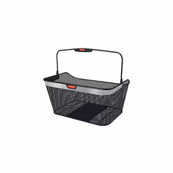 Panier de vélo arrière maille étroite avec réfléchissant Klickfix Citymax gta